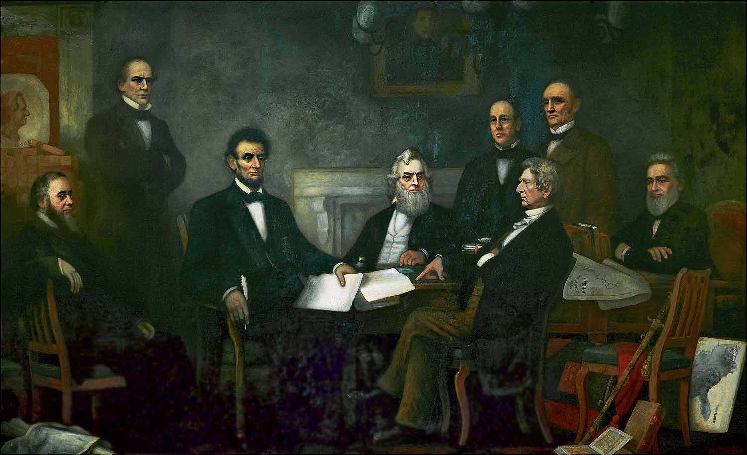 First Reading of the Emancipation Proclamation of President Lincoln